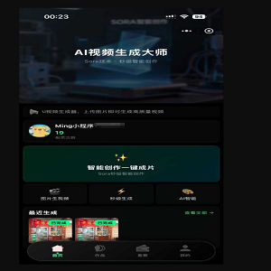 Sora2小程序源码