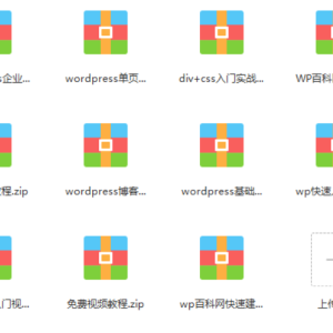 wordpress百科网内部vip学员培训教程全集