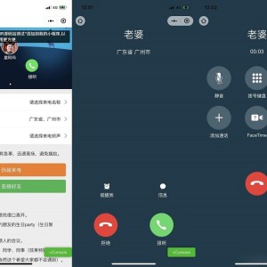 智能电话模拟器微信小程序源码 支持自定义名称归属地铃声